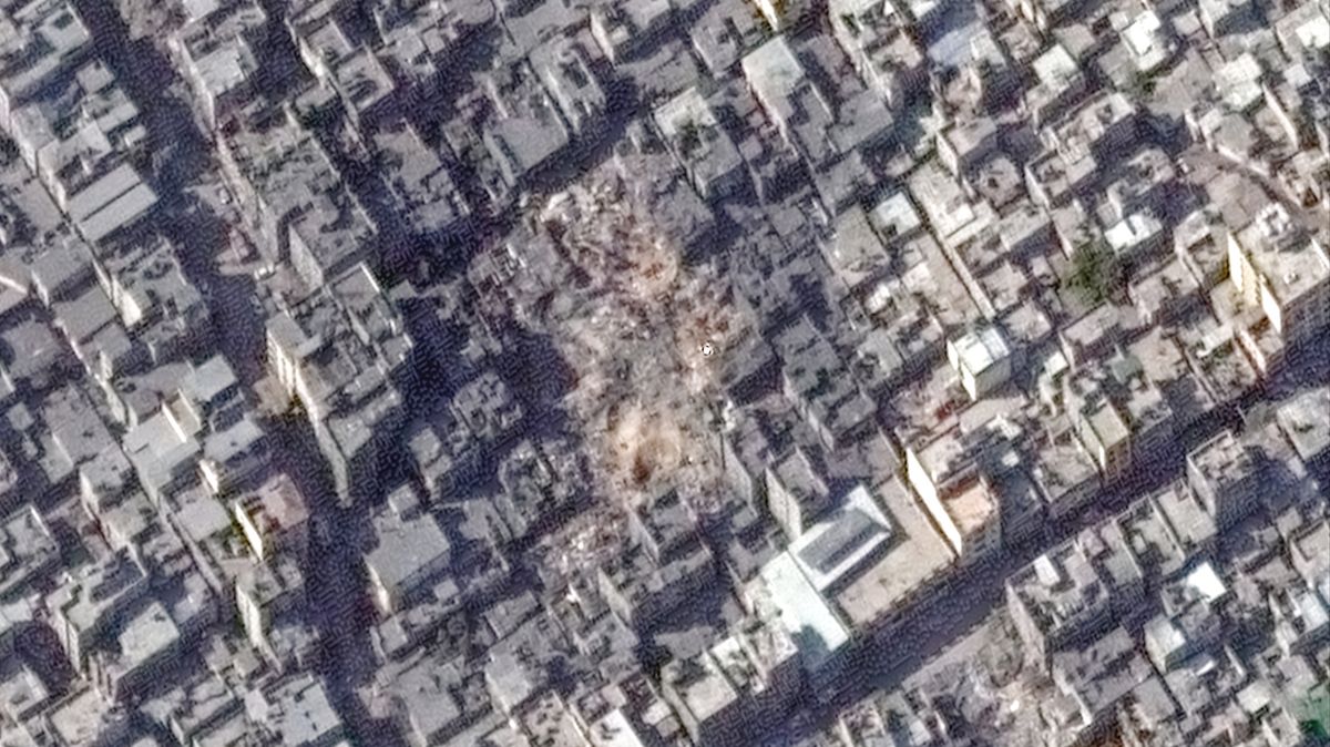 Satelitní záběry: Nálet na Džabálíji byl devastující